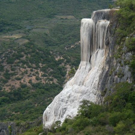 Hierve el Agua, cascada de piatra 